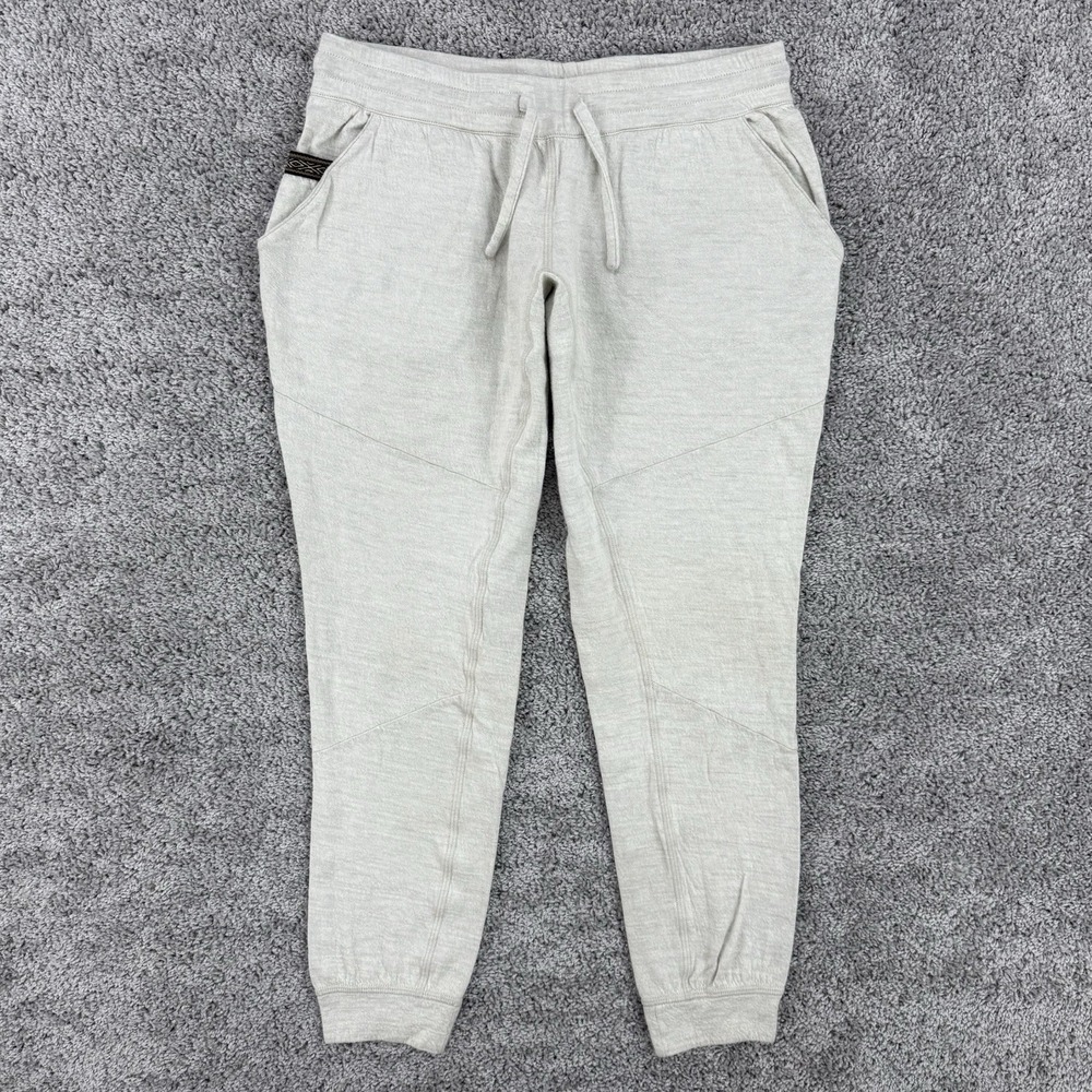 Paka Joggers Women's L Beige Breathe Baby Alpaca Bamboo Organic Pima Cotton